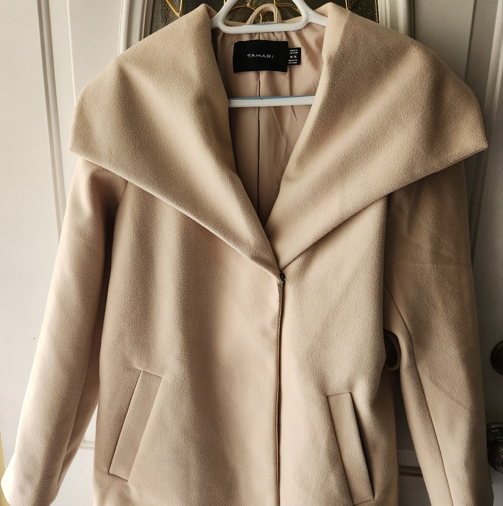 Tahari Women's Tan Coat